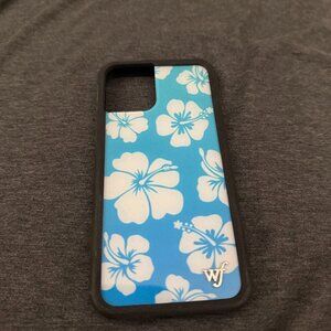 Wildflower Blue Hawaii tropical flower phone case iphone 12 mini